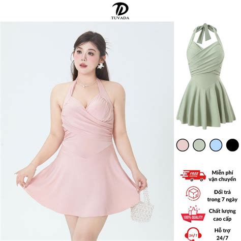 Tuvada Big Size Beach Bikini Stretchy Women S Swimsuit One Piece Swimsuit That Covers The