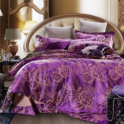 Aliexpress Buy Luxury Silk Bedding Set 4pcs Bedclothes Bedlinen