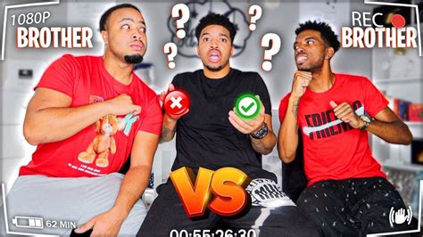 Who Knows Me Better Brother Vs Brother Challenge Youtube