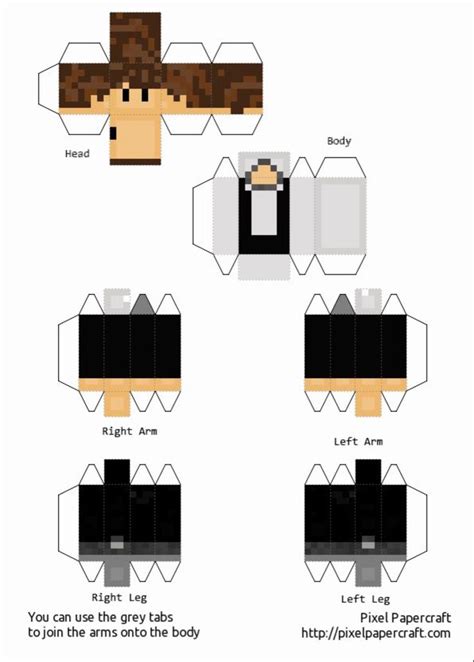 Mexican Dream Minecraft Printables Papercraft Minecraft Skin Paper