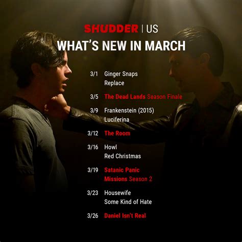 Coming To Shudder March 2020 | US : r/Shudder