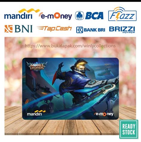 Jual Kartu Emoney Mandiri Bca Bni Bri Design Mobile Legend Alucard Game