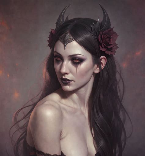 Artstation Explore Portrait Art Dark Fantasy Art Female Art