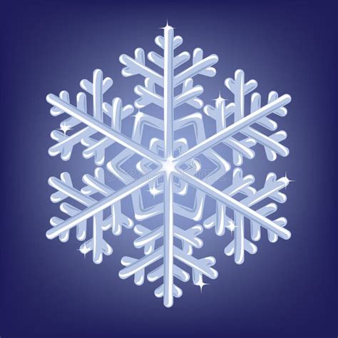 Icy Snowflake Stock Vector Illustration Of Snow Star 27644218