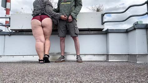 Spanking My Mother In Law S Gorgeous Fat Ass While She Jerks Off My Cock On The Top Of The