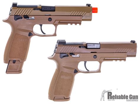 SIG SAUER P320 M17 Striker Action Semi Auto Pistol Airsoft Combo