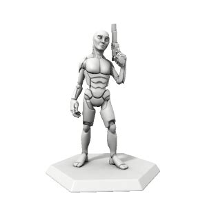 Gun Pose Static 1 Made With Hero Forge