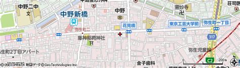 東京都中野区弥生町2丁目3 10の地図 住所一覧検索｜地図マピオン