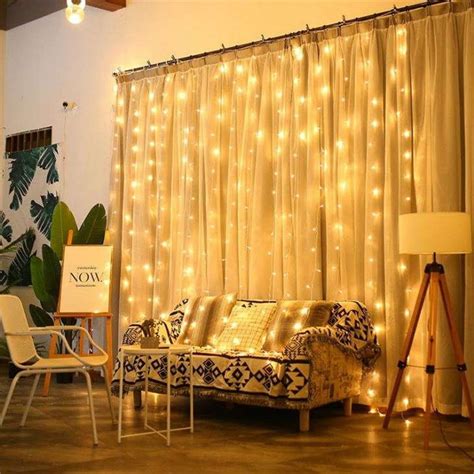 LED Fairy Curtain String Lights for Indoor Outdoor Window Wall - Etsy