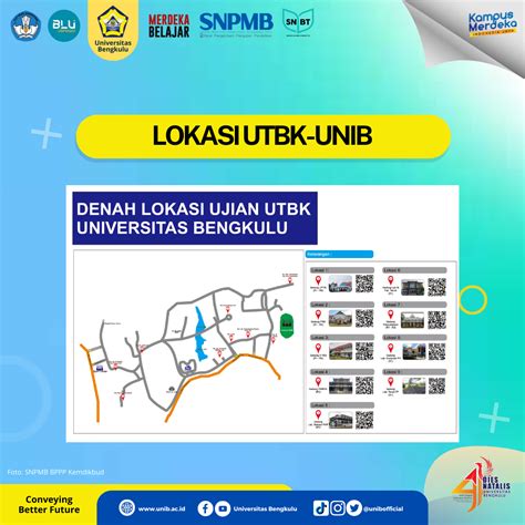 PETA LOKASI UTBK SNBT DI UNIVERSITAS BENGKULU UNIVERSITAS BENGKULU