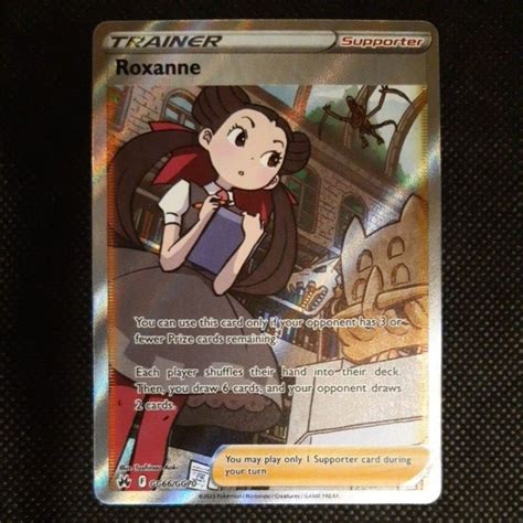 Pokemon Card Tcg Crown Zenith Roxanne Gg Gg Full Art Ultra Rare