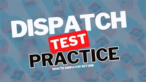 Criticall Test Prep Practice Who You Should Dispatch Set One Free