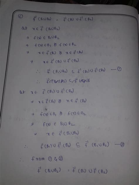 Let F X→y Be A Map With A1 A2⊂x And B1b2⊂y A Prove Fa1∪a2fa1∪