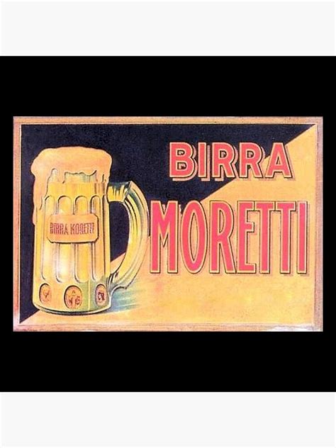 "Best Birra Moretti Glass Design" Poster for Sale by cafeniw | Redbubble