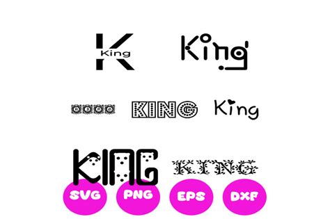 KING BOY NAMES SVG CUT FILE By Brilliant Digital Designs | TheHungryJPEG