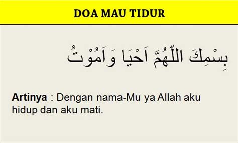 5 Doa Tidur Doa Mau Tidur Doa Bangun Tidur Doa Mimpi Baik Dan Buruk