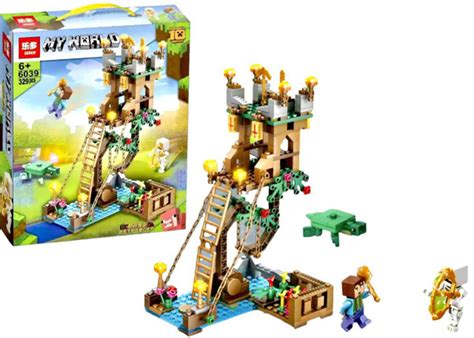 Конструктор Майнкрафт Игрушка Minecraft My World набор "Башня на Дереве ...