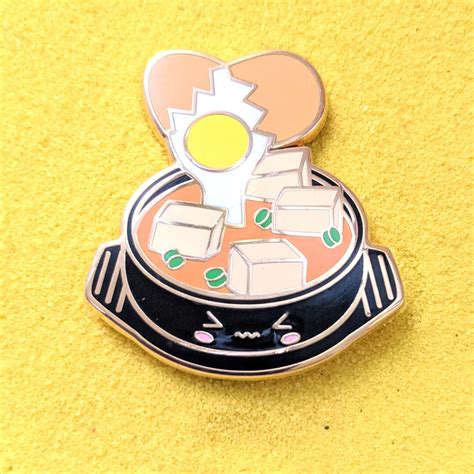 Sundubu Korean Tofu Soup Food 1 5 38mm Hard Enamel Pin Badge With Free