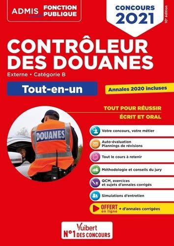 Concours Contr Leur Des Douanes Decitre