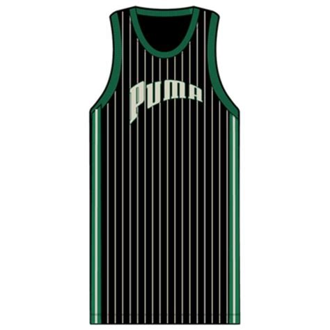 PUMA TEAM FOR THE FANBASE Mesh Tank Dress PUMA Black AOP Unisport Dk