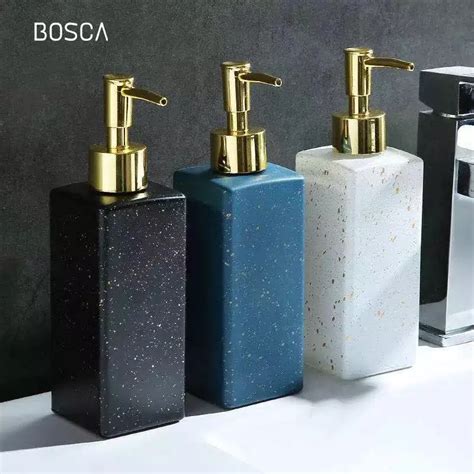 Jual Bosca Living More Bathroom Shampoo Bottle Shower Gel Pump Botol