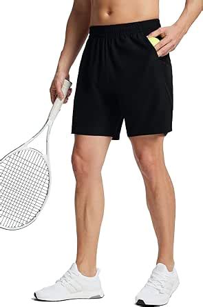 Baleaf Pantalones Cortos De Tenis Para Hombre Pulgadas Con