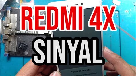 Tutorial Service Xiaomi Redmi X Sinyal Hilang Youtube