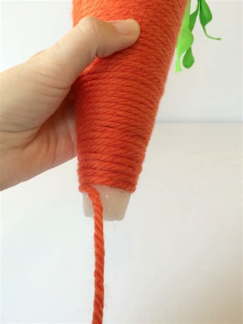 Yarn Wrapped Carrot ThriftyFun