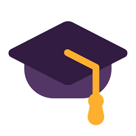 Graduation Cap Flat Icon | FluentUI Emoji Flat Iconpack | Microsoft