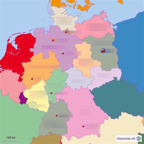 Schaubild Deutschlands Bundesl Nder Und Nachbarl Nder Quizlet