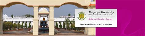 Alagappa University |University of Madras |Study Centre |Distance ...