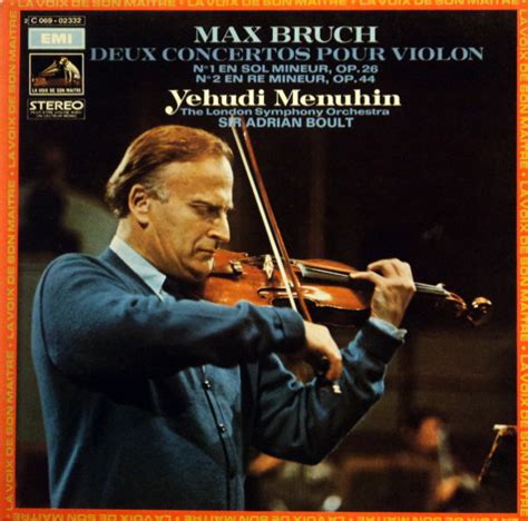 Max Bruch Yehudi Menuhin London Symphony Orchestra Sir Adrian