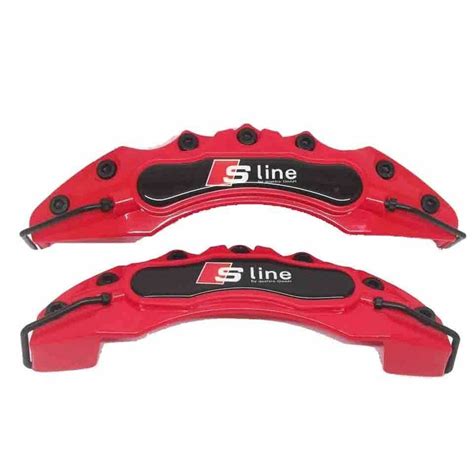 4x Set Rouge Audi S line Étrier de Frein Couvre S line Emblème Etsy