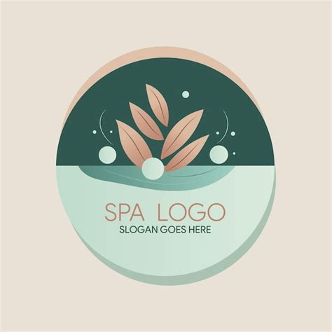 Um Logotipo Para O Logotipo Do Spa Em Vetor O Fundo Isolado Vetor