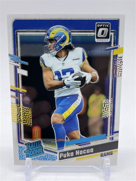 2023 Donruss Optic PUKA NACUA Rated Rookie Card RC Base Rams 238 EBay