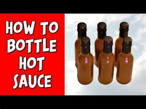 How To Bottle Hot Sauce