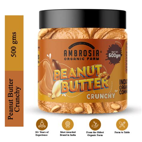 Top 10 Best Peanut Butter In India Ambrosia Organic Farm