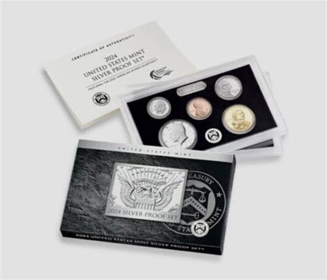 S Us Mint Silver Proof Set Deep Cameo Coins Box Coa Ebay