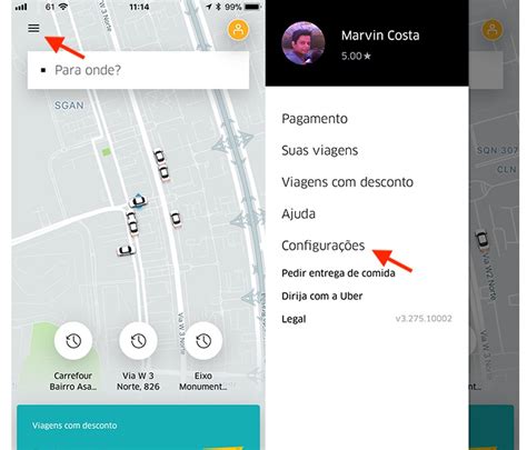 Uber Compartilhe Sua Localiza O Em Tempo Real Motoristas