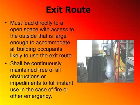 Ppt Means Of Egress Fire Prevention And Protection Powerpoint