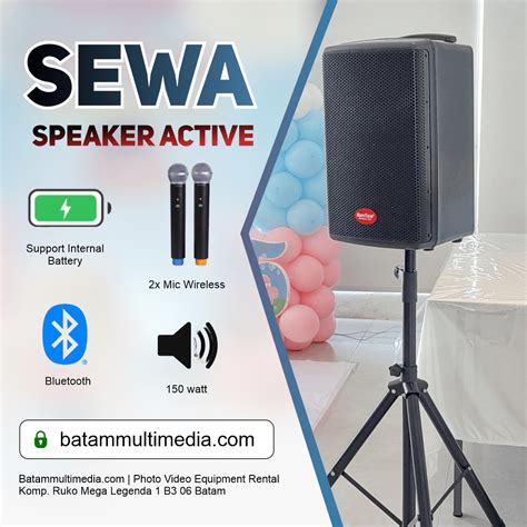 Sewa Speaker Mic Wireless Portable Untuk Acara Ulang Tahun Pengajian