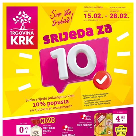 Trgovina Krk Katalog Etvrtak Srijeda