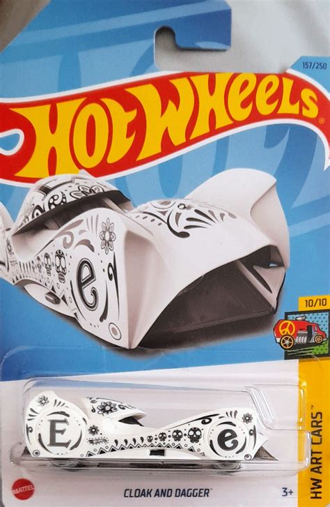 Embalagem Danificada Hot Wheels Art Cars Cloak And Dagger Universo Hot Wheels