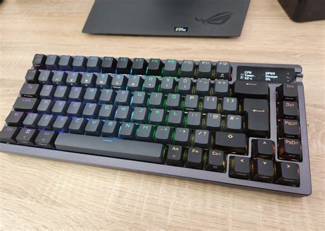 Asus Rog Azoth Wireless Diy Custom Gaming Keyboard Oled Display