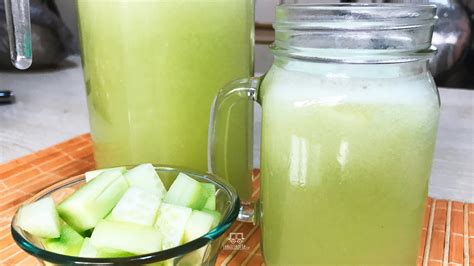 Agua de Pepino con Limón · LaAntojadera.com