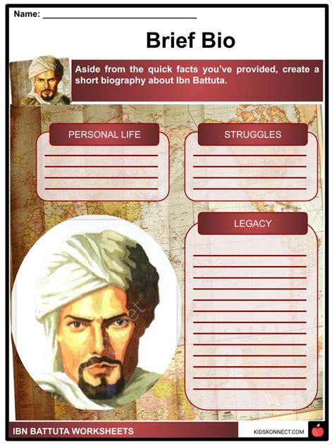 Ibn Battuta Facts Worksheets Early Life And Career For Kids