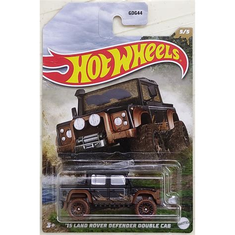 Hot Wheels 15 Land Rover Defender Double Cab 2015 Baja Blazers Trucks