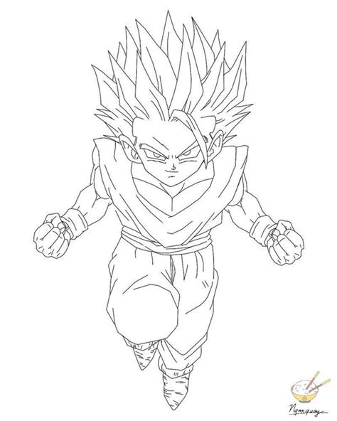 Dragon Ball Z Gohan Drawing At Explore Collection