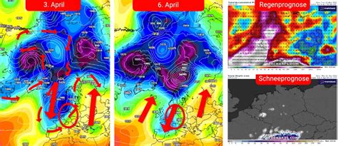 Wetterprognose April Instabiler Polarwirbel Turbulentes