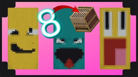 8 Face Banners Minecraft